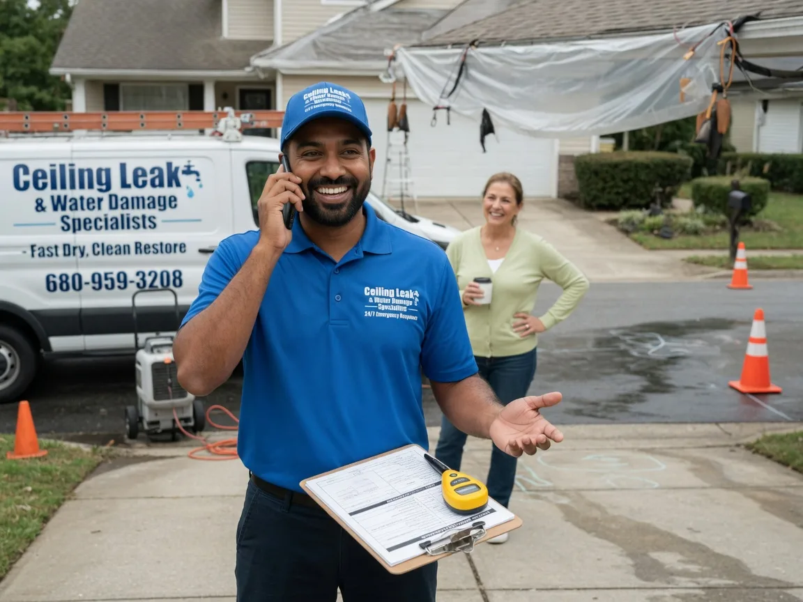 Ceiling Leak Cleanup Callao, VA FAQs